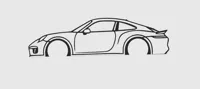 Porsche 911 Wandbild