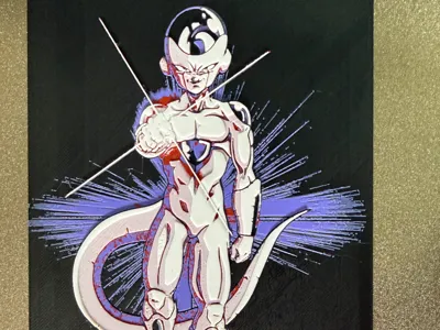 Freeza Dragon Ball - Chroma Canvas (HueForge)