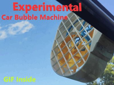 Car Bubble Machine