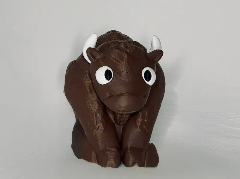 Cute Bison (no supports!)