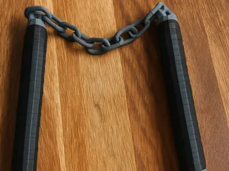 Nunchucks Print in place!
