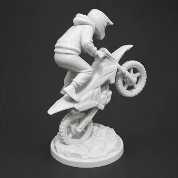 Figura decorativa: Motocross figurine / radical stunt — vista de referencia 5