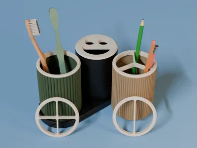 Modular Cup Organizer System with Inserts