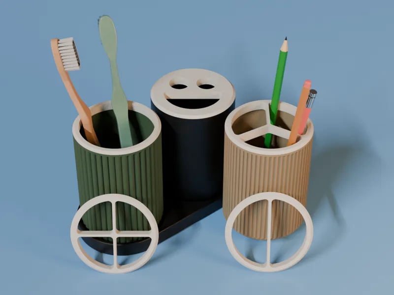 Modular Cup Organizer System with Inserts
