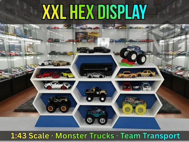 1:43 Diecast 7-Pod Hex Display