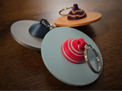 Planet Fidget Keychain
