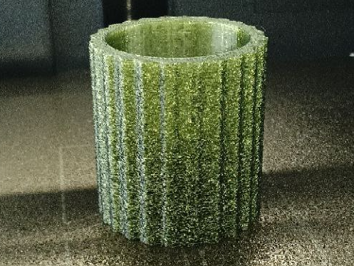 Gesamthöhe 53mm PETG translucent