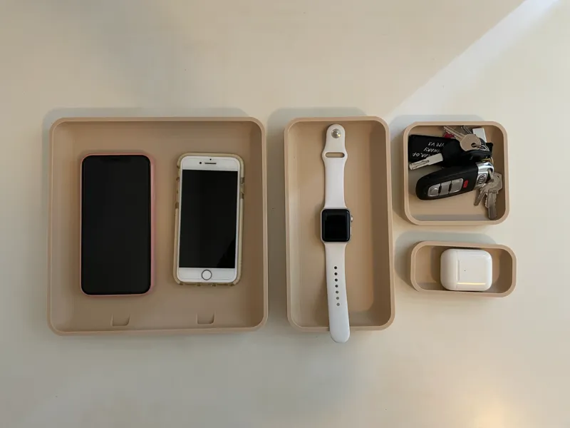Stackable Minimalist Desktop Organizer