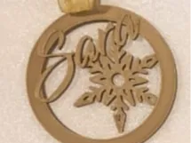 bola navidad personalizada sara