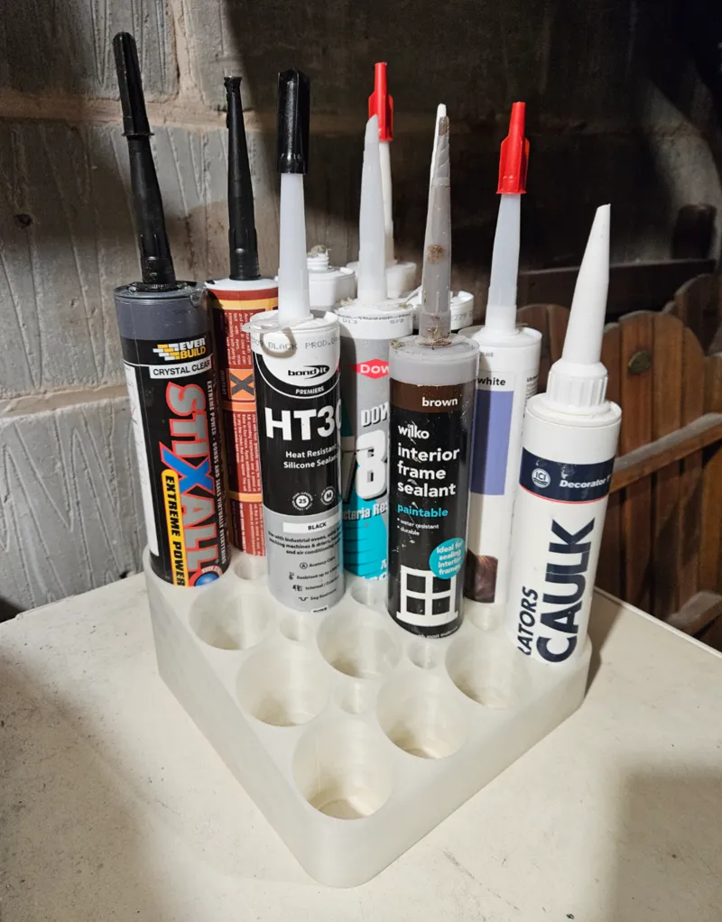 Caulk Silicone Sealant Tube Storage
