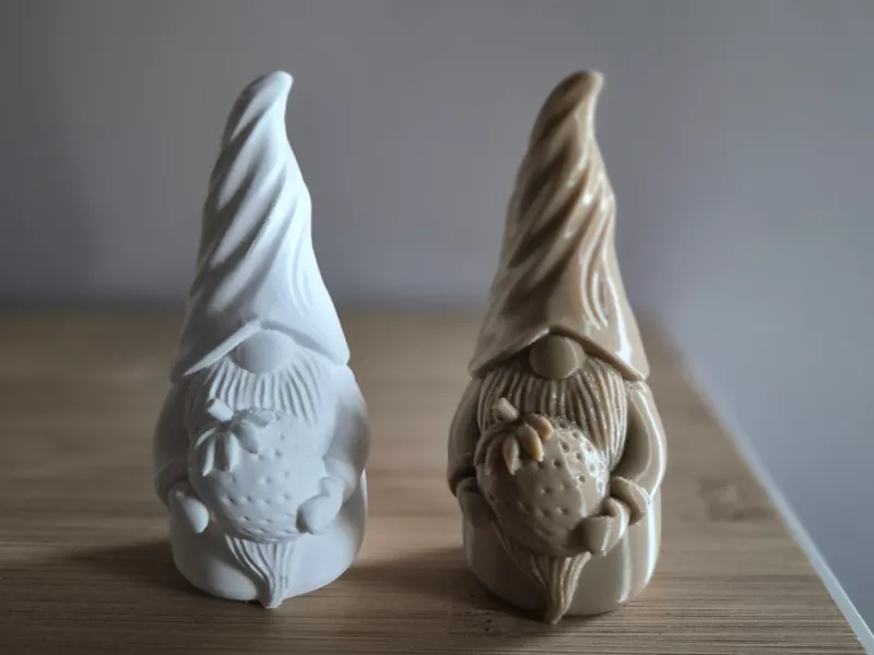 Modern Minimalist Strawberry Gnome -Summer Edition