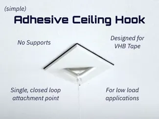 Simple Adhesive Ceiling Hook