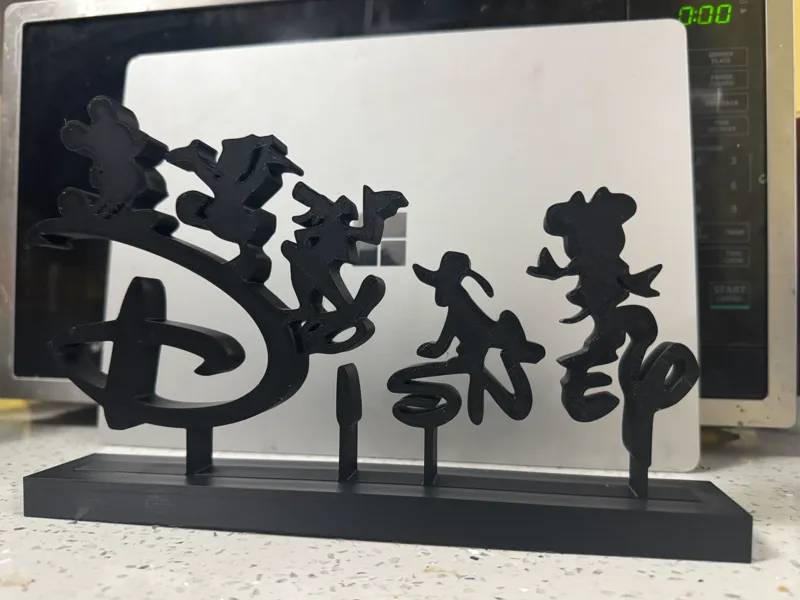 Disney "Sensational Six" Silhouette Art Stand