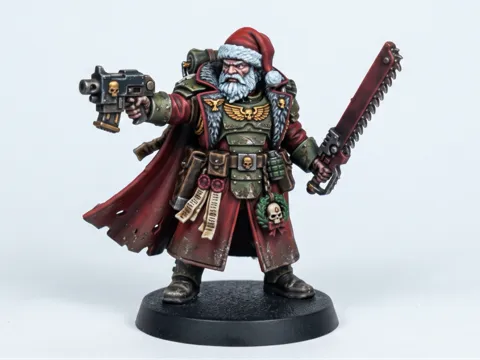 Accesorio para impresora 3D: Grimdark Santa Claus - Imperial Inquisitor — referencia de MakerWorld