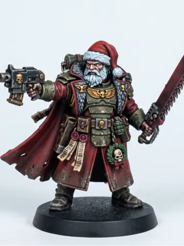 Accesorio para impresora 3D: Grimdark Santa Claus - Imperial Inquisitor — vista de referencia 2
