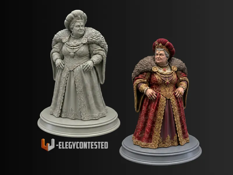 DnD Ready - Human Baroness "Catherine Bane" (36mm)