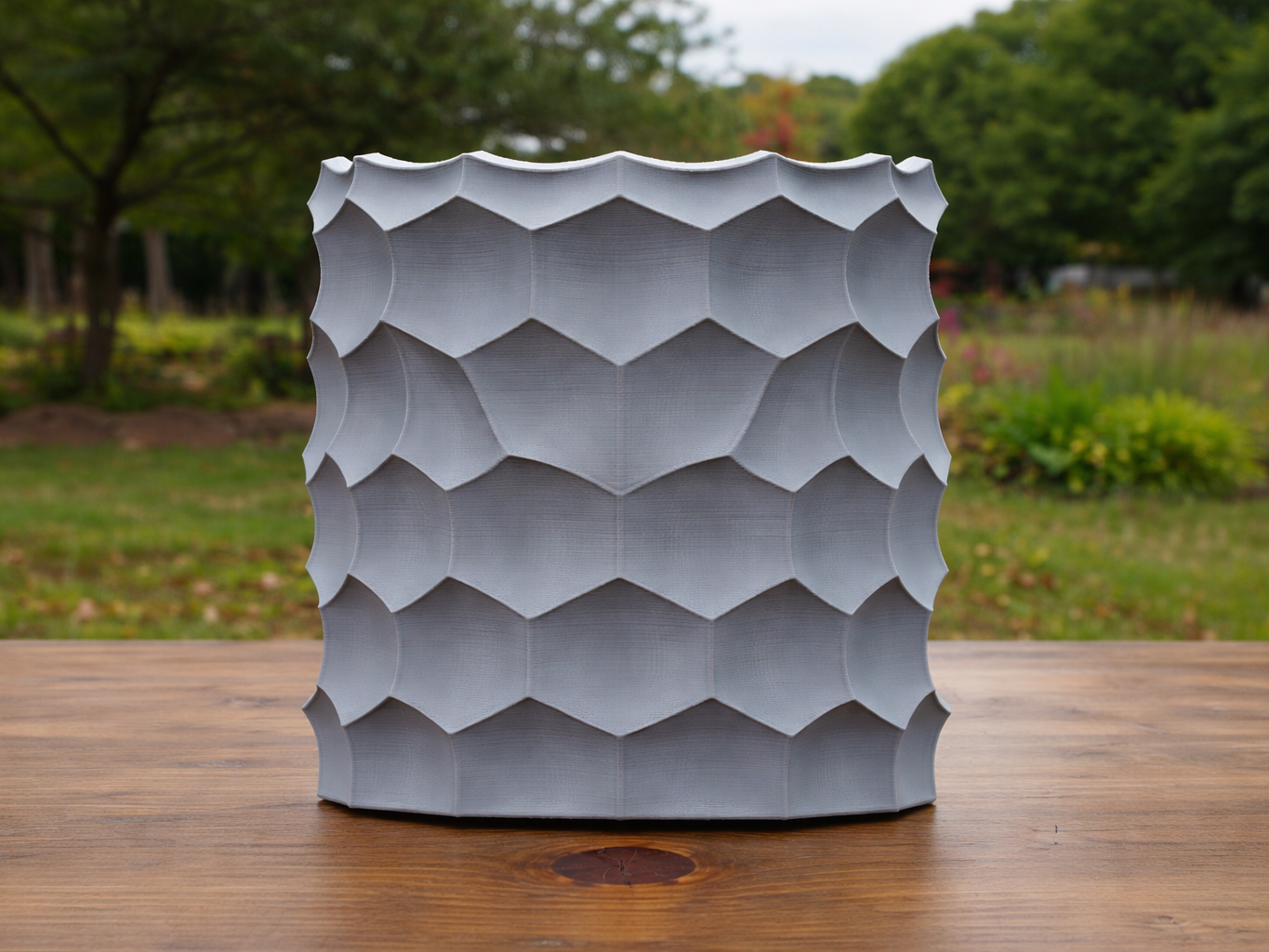 Geometric Panel Vase