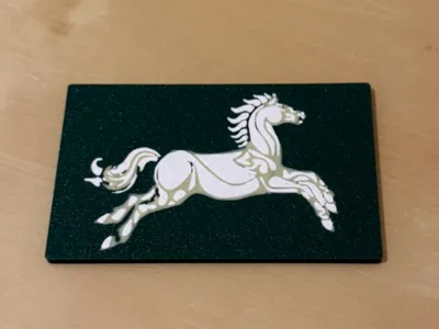 Bookmark with Horse Motif