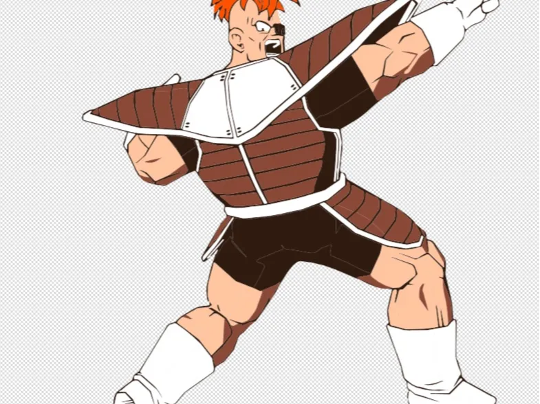 Dragon Ball Recoome Fuerzas Ginyu Hueforge 2D/3D