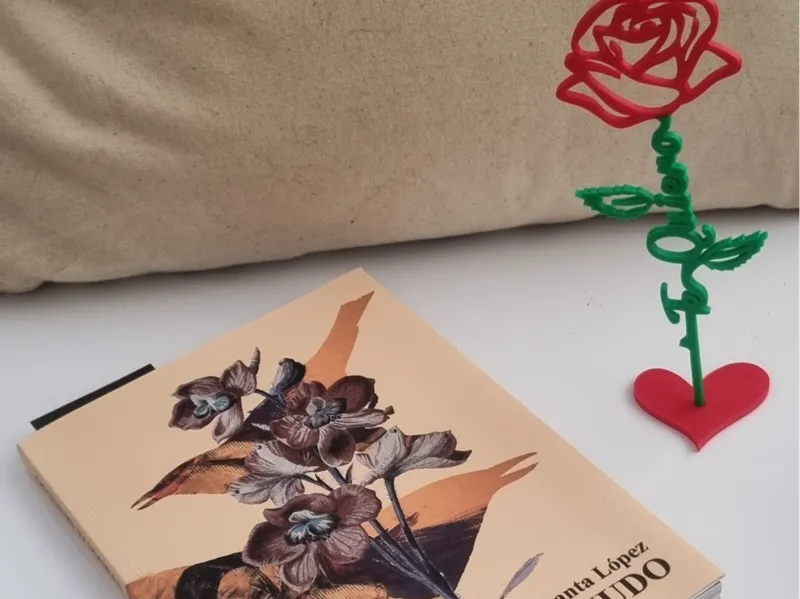 Rosa Sant JORDI Te quiero
