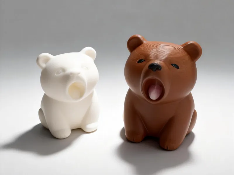 Cute Yawning Bear