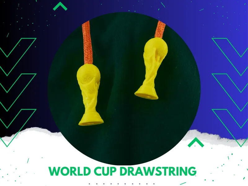 World Cup Drawstring Beads