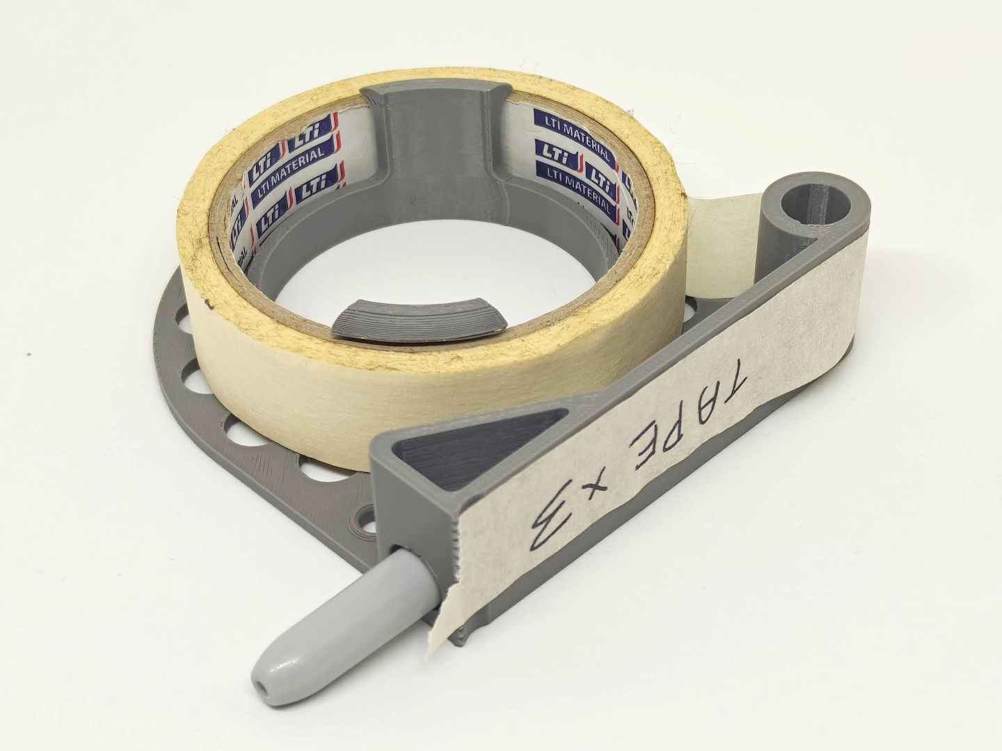 Masking Tape Label Dispenser 3D model
