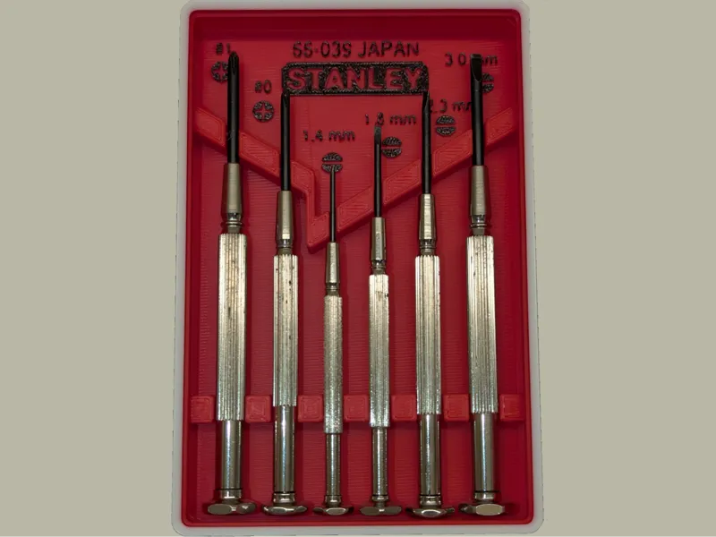 Precision Screwdriver Gridfinity Bin