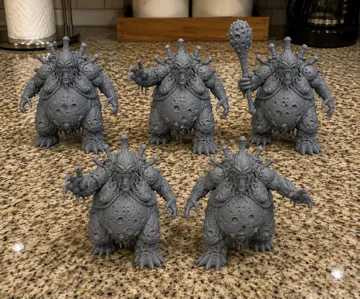Modelo para impresión 3D: greater demons and little demon versions of FILTH — vista de referencia 2