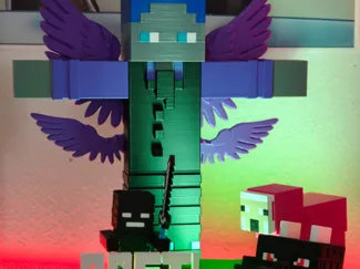 Minecraft BastiGhg mit base und Beleuchtung 