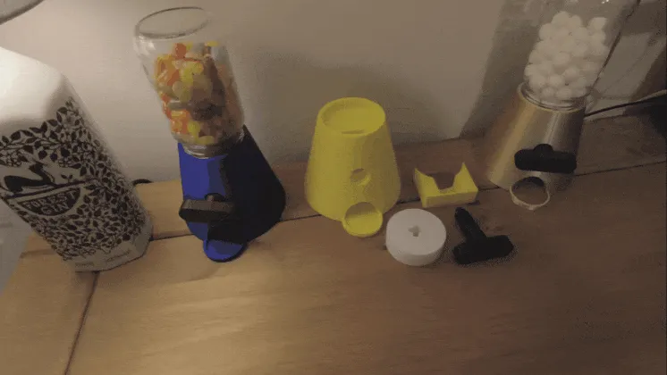 Jam/Mason Jar Sweet (candy) dispenser view 3