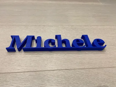 Inscription with the name Michele