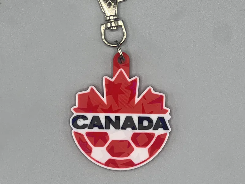 Canada Soccer keychain
