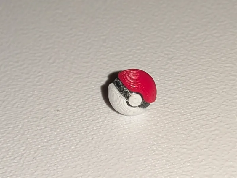 8mm Pokeball Stud earring