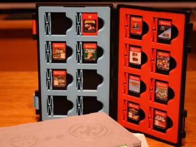 Nintendo Switch 2 and 1 Game case
