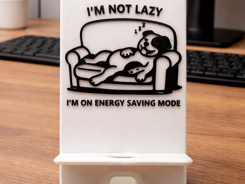 Funny Phone Stand Energy Saving Mode Holder