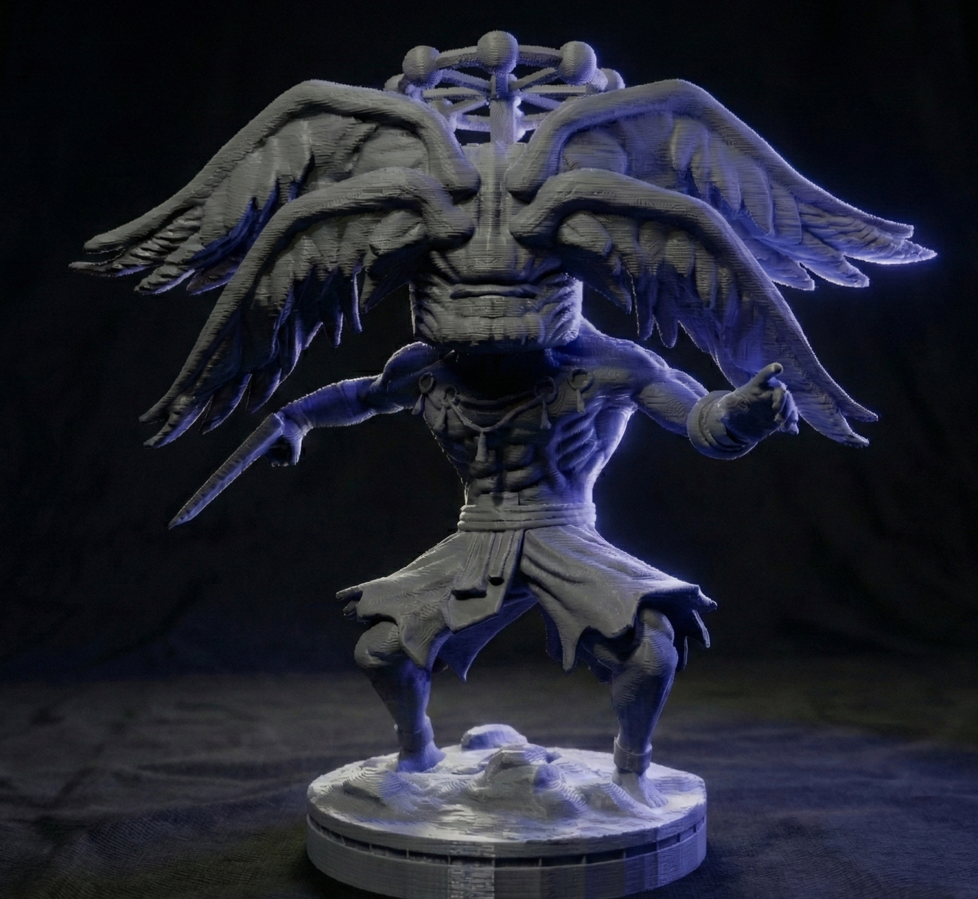 Miniatura 2 do modelo 3D 咒术回战—魔虚罗Q版（已拆件）（高细节版）