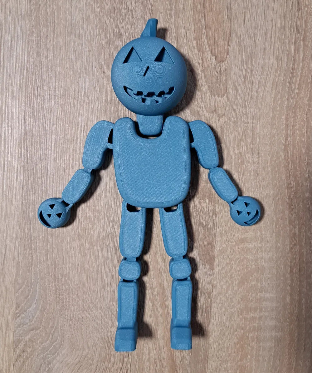 Pumpkin Jack Flexi - Free 3D Print Model - MakerWorld