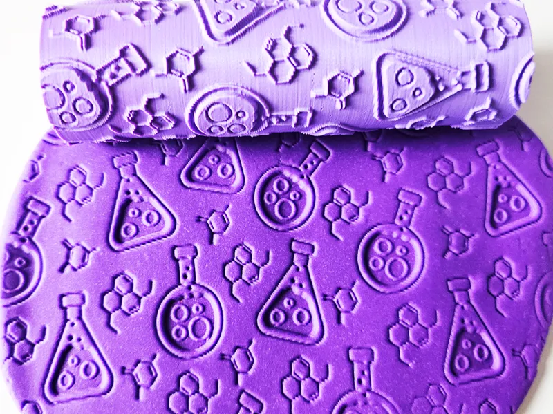 Texture Roller Science Chemistry Themed
