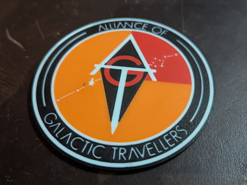 NMS Alliance of Galactic Travellers Coaster