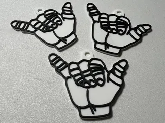 BJJ Hand Keychain