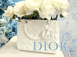 DIOR floral decor bag