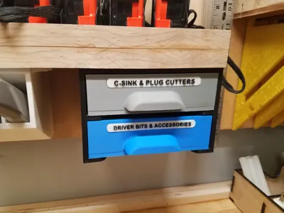 Under Shelf Storage Drawers (with STEP files) by ShopTeacher MakerWorld ...
