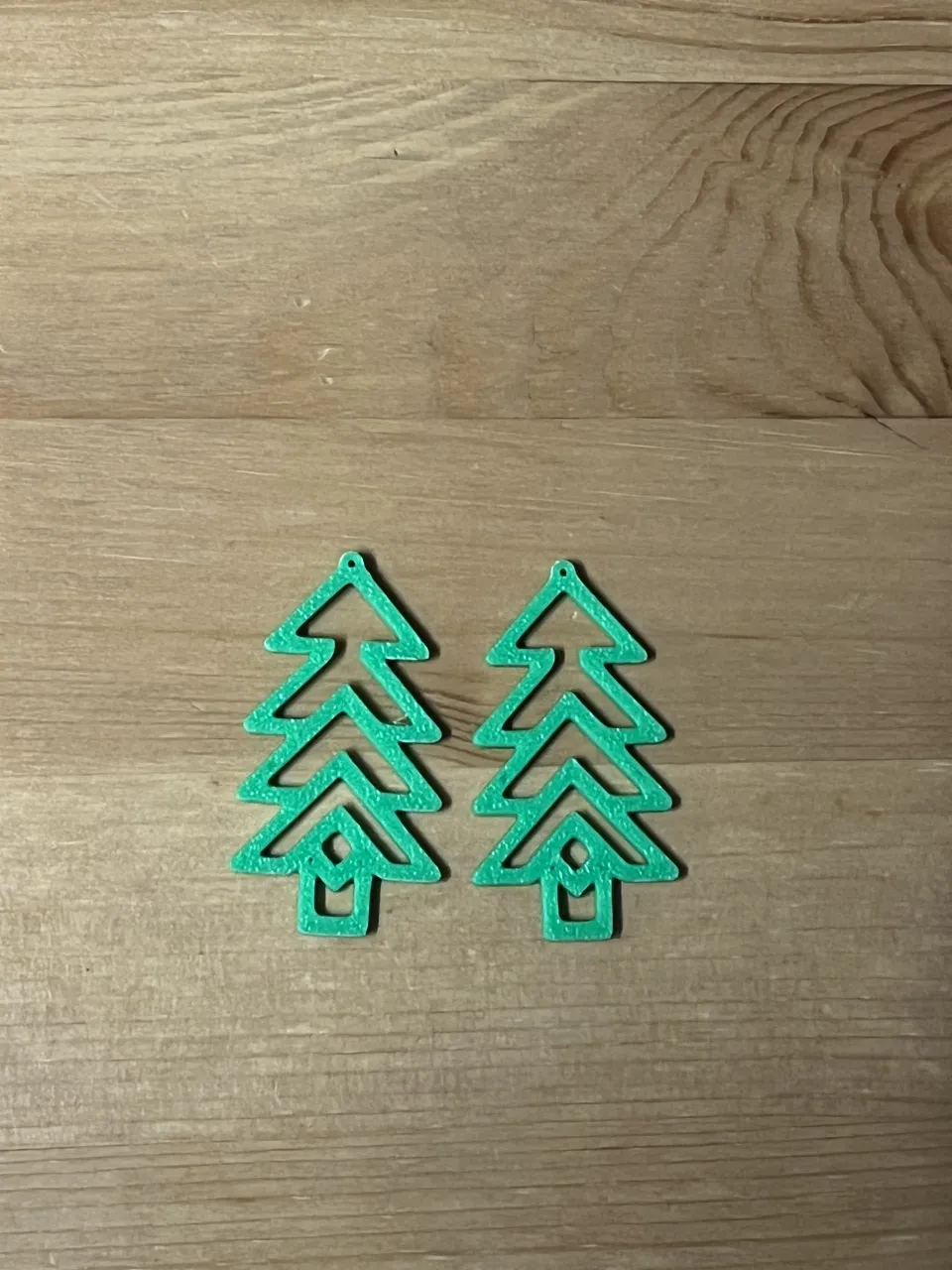 Christmas Tree Earrings view 2