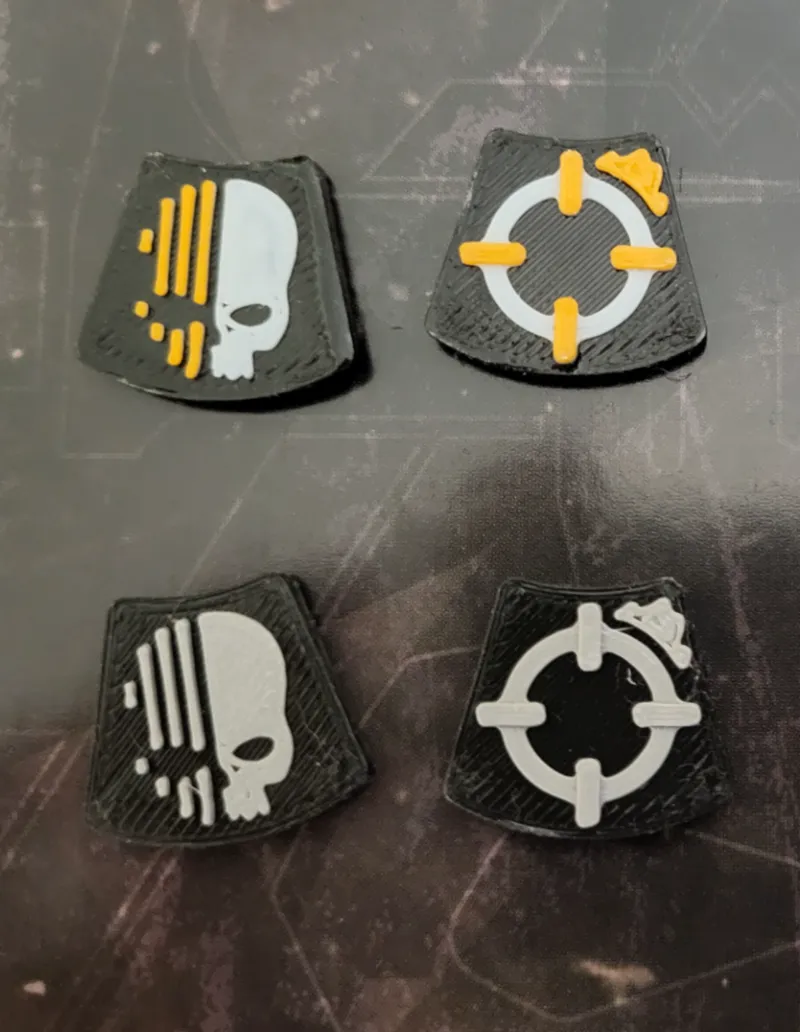 Kill Team 2024 Multicolor Token (Conceal + Engage)