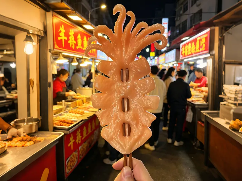 食欲满满的轰炸大鱿鱼要不要来一个，哈哈