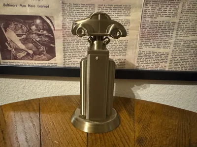 Vintage Stock Car Racing Trophy