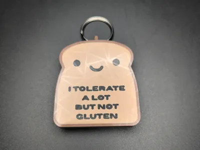 Gluten Keychain