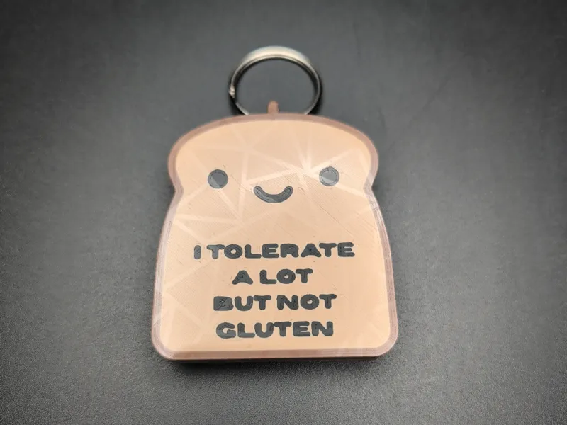 Gluten Keychain