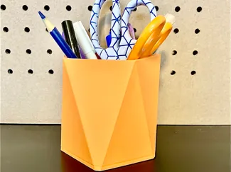 Modern Stylish Hexagon Pencil Holder